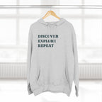 Ocean Adventure Fleece Hoodie, Coastal Wanderer Sweatshirt, Seaside Explorer Hoodie, Nautical Vibes Jacket, Beach Lover Outerwear