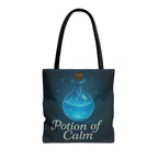 Potion of Calm Tote Bag | D&D Inspired Bag | Fantasy RPG Gift | Witchy Aesthetic Eco Bag, Magical Gift for Relaxation,  Witchy Aesthetic