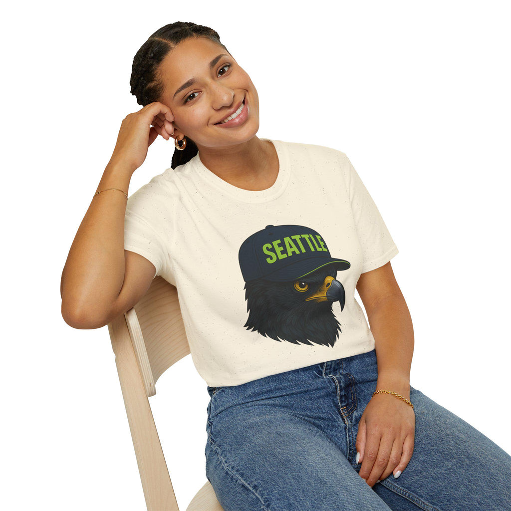 Seattle Seahawks -Legion of Boom Spirit- T-Shirt - Hawk Mascot Design - Seattle Legion of Boom T-Shirt