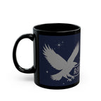 Ravenclaw Castle Starry Night Mug | Black Ceramic 11oz or 15oz