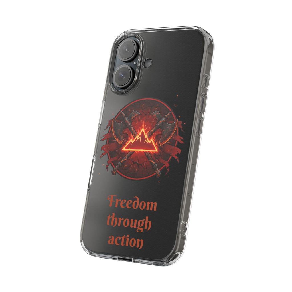Red Mana Magic The Gathering Inspired Design - Impact-Resistant Phone Case