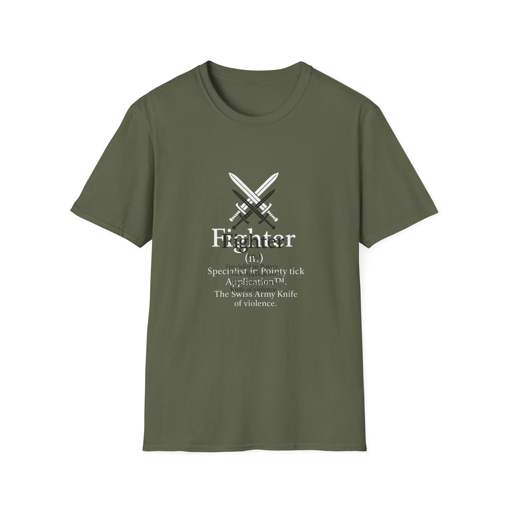Fighter Class T-Shirt - Funny Dungeons and Dragons Tee