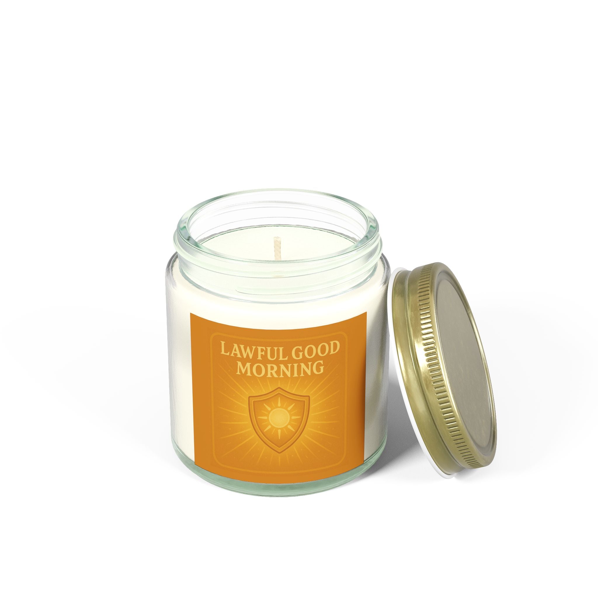 Lawful Good Morning - Dungeon & Dragons Inspired Candle