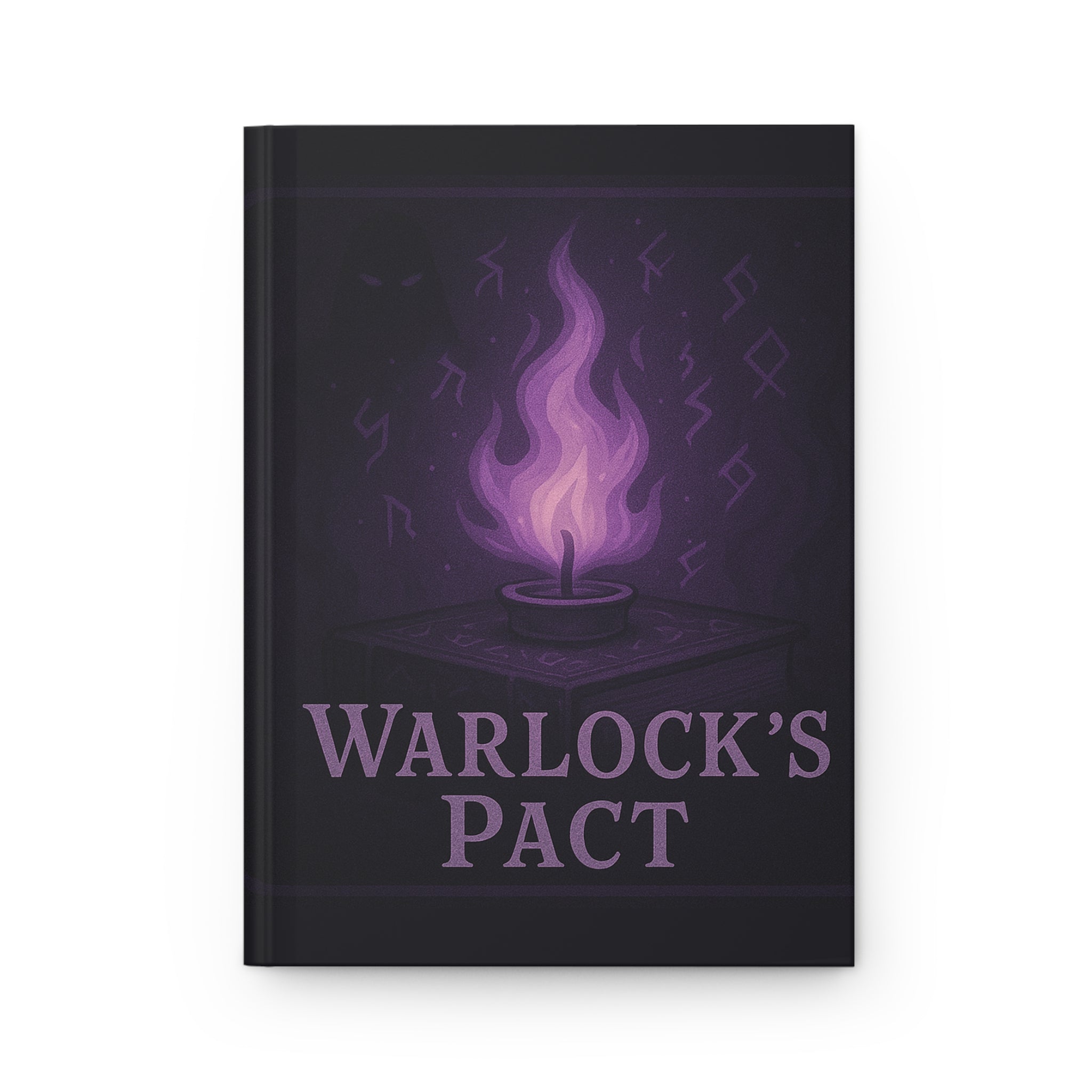 Warlock's Pact Hardcover Journal - Tabletop RPG Diary, D&D Campaign Notebook, Battle Notebook, Game Master Journal, RPG Campaign Log