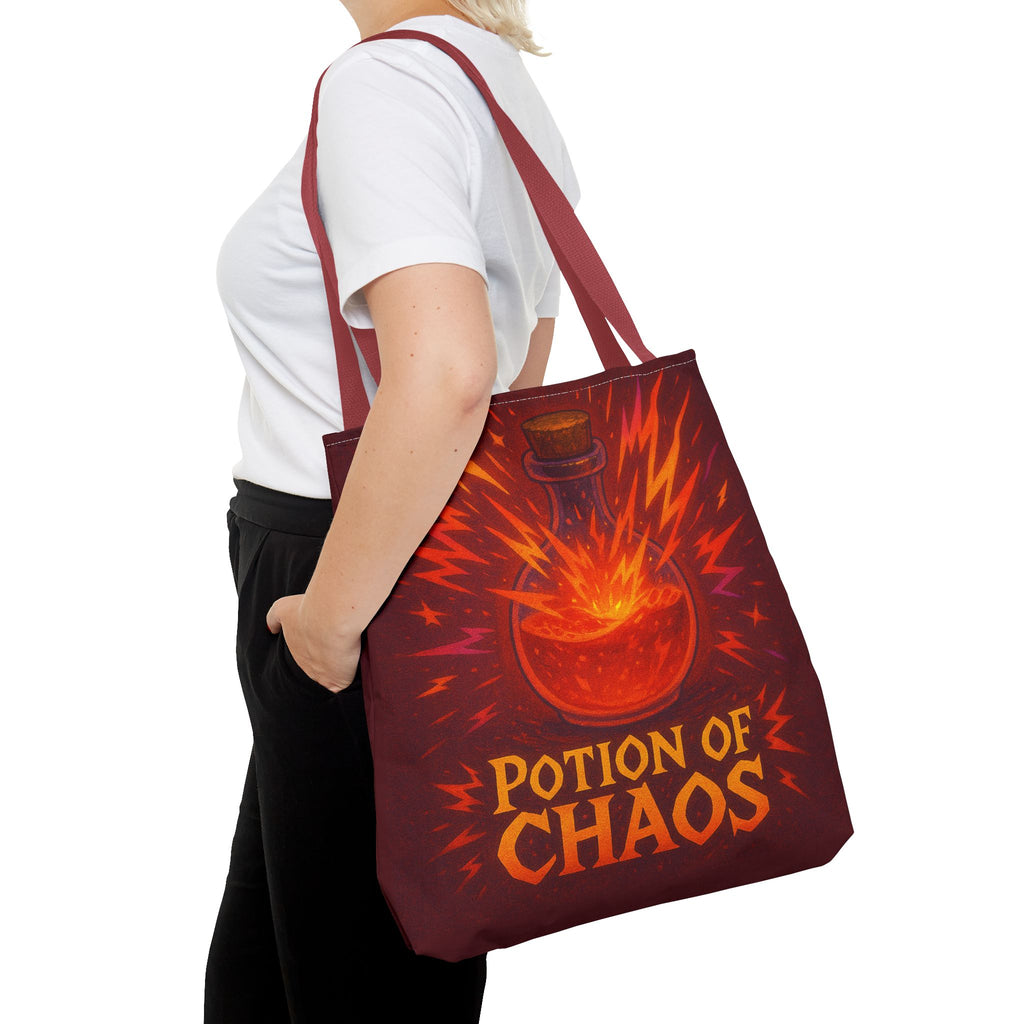 Chaos Potion Tote Bag: D&D Inspired Bag | RPG Gamer Tote | Dungeon and Dragons Gift | Fantasy Magic Potion Tote Witch Decor