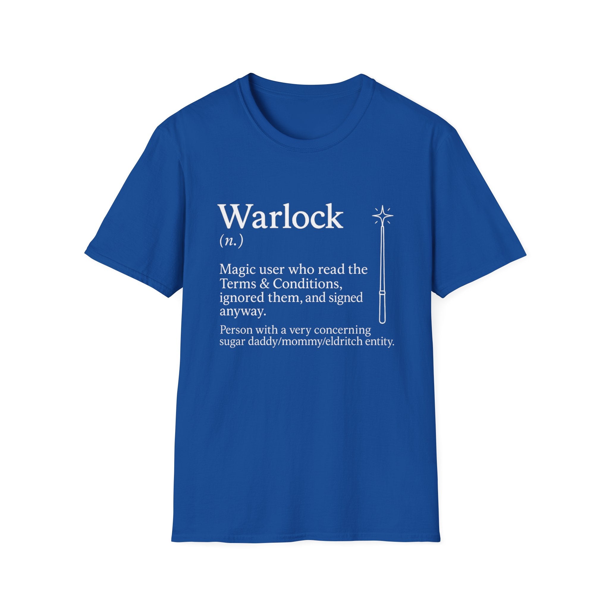 Warlock Class T-Shirt - Funny Dungeons & Dragons Tee
