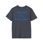 Detroit -Detroit Vs. Everyone- Lions Fan T-Shirt - Lion Mascot