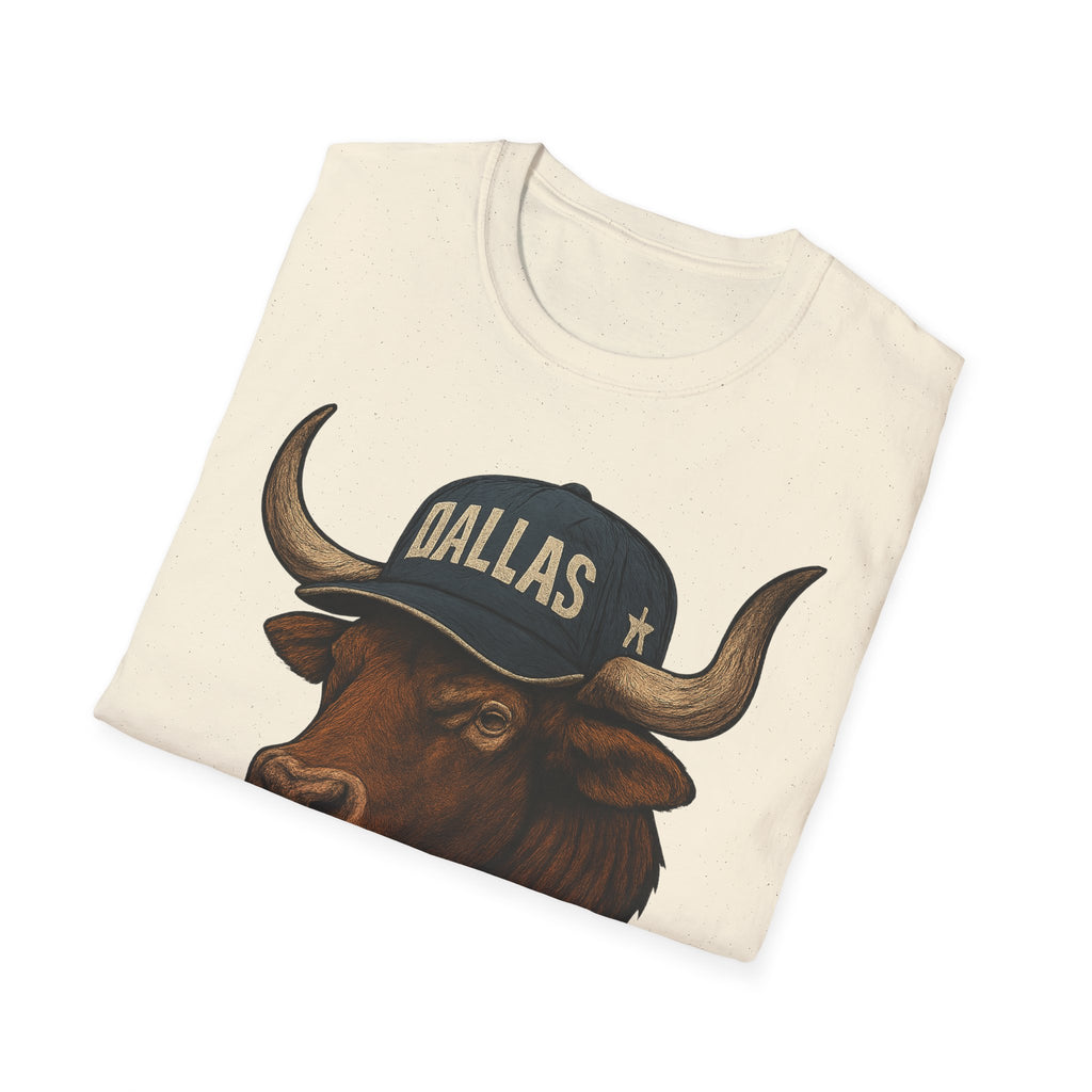 Dallas -Americas Team- T-Shirt - Longhorn Mascot-  Sports Fans