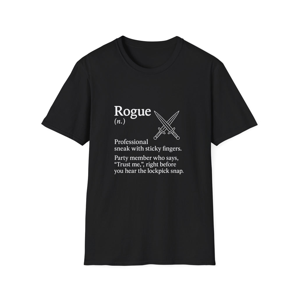 Rogue Class T-Shirt - Funny Dungeons & Dragons Tee