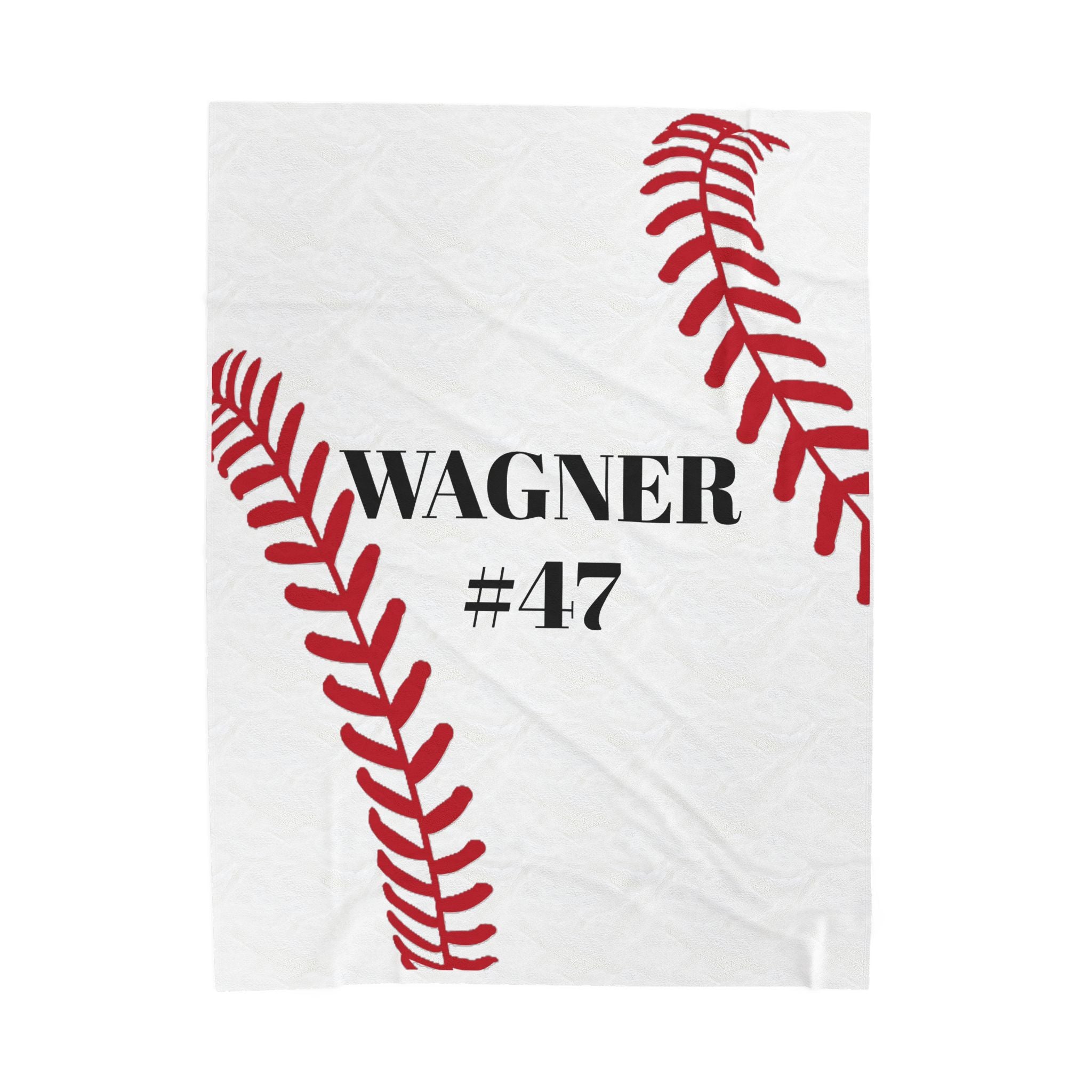 Personalized Baseball Player Last Name Number Gift, Custom Sports Blanket, Team Fan Coach Gift, Baseball Player gift
