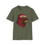 Arizona Cardinals -Rise Up Red Sea- Fan T-Shirt - Cardinal Mascot
