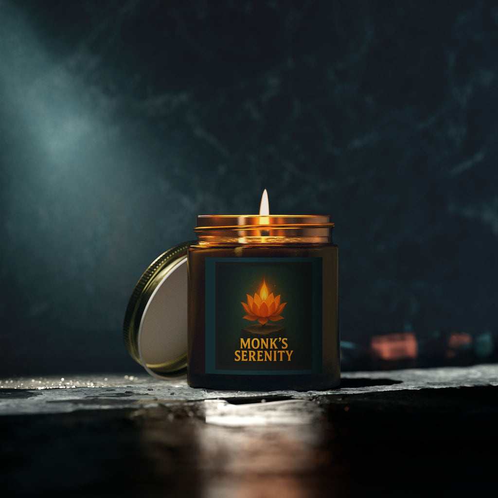 Monk's Serenity Candle - Dungeon & Dragons Inspired Candle