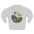 Adventure Seeker Three-Panel Fleece Hoodie, Outdoor Spirit Sweatshirt, Explore Beyond Limits Hoodie, Wild Hearts Fleece Jacket, Wanderlust