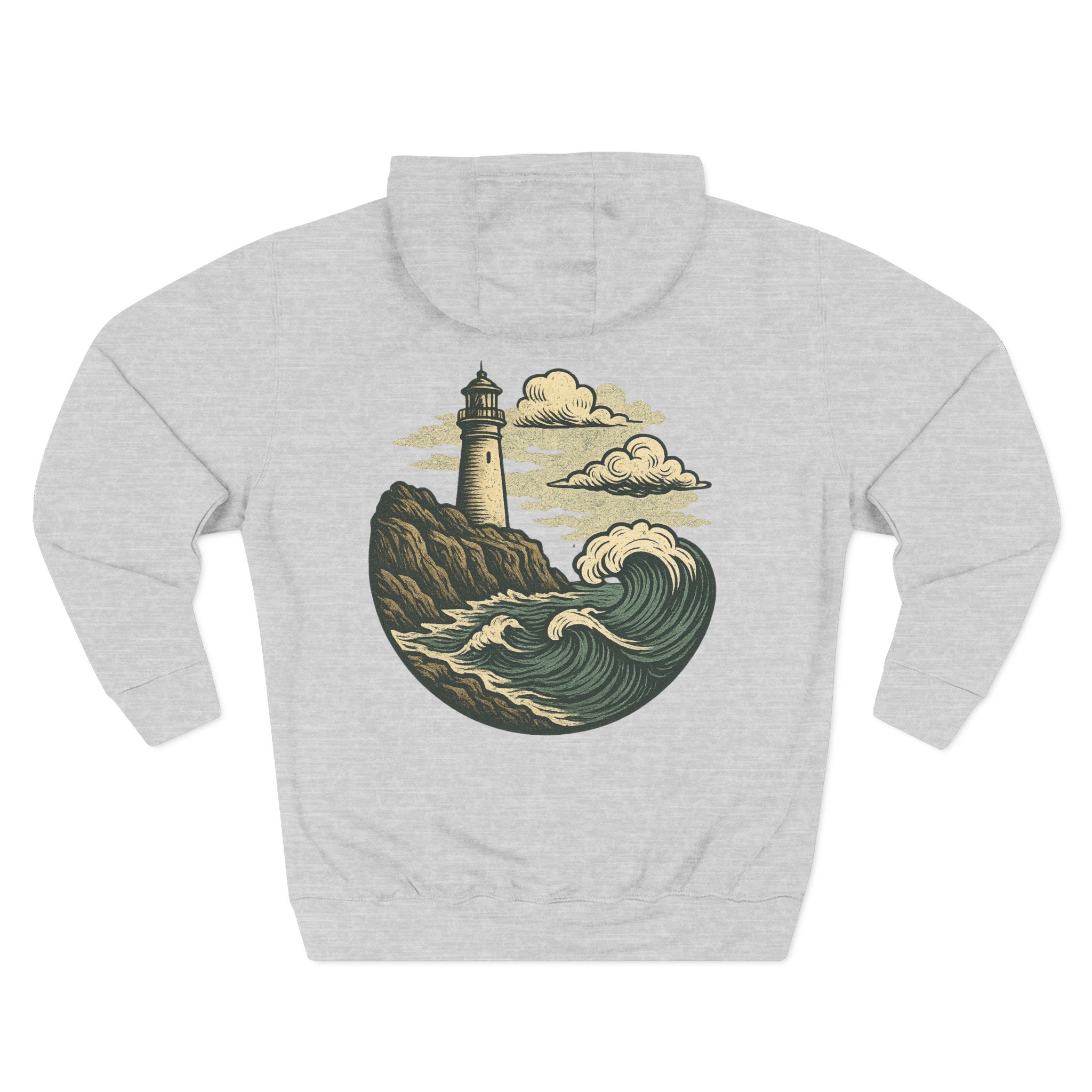 Adventure Seeker Three-Panel Fleece Hoodie, Outdoor Spirit Sweatshirt, Explore Beyond Limits Hoodie, Wild Hearts Fleece Jacket, Wanderlust