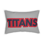 Titans Inspired Football Pillow | Navy & Red Sports Fan Cushion | Game Day Home Décor, Sports Decor, Game Day, Fan Gift