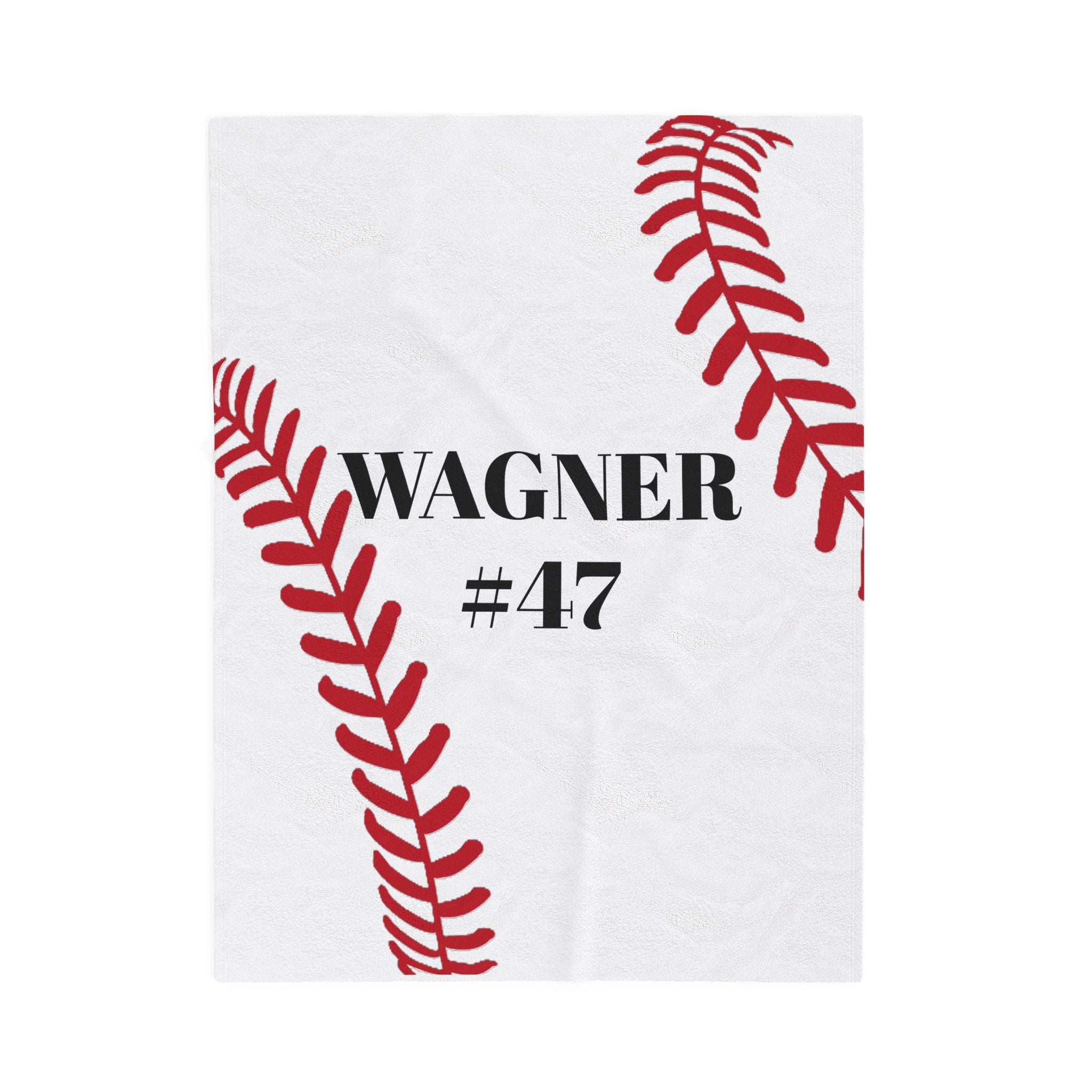 Personalized Baseball Player Last Name Number Gift, Custom Sports Blanket, Team Fan Coach Gift, Baseball Player gift