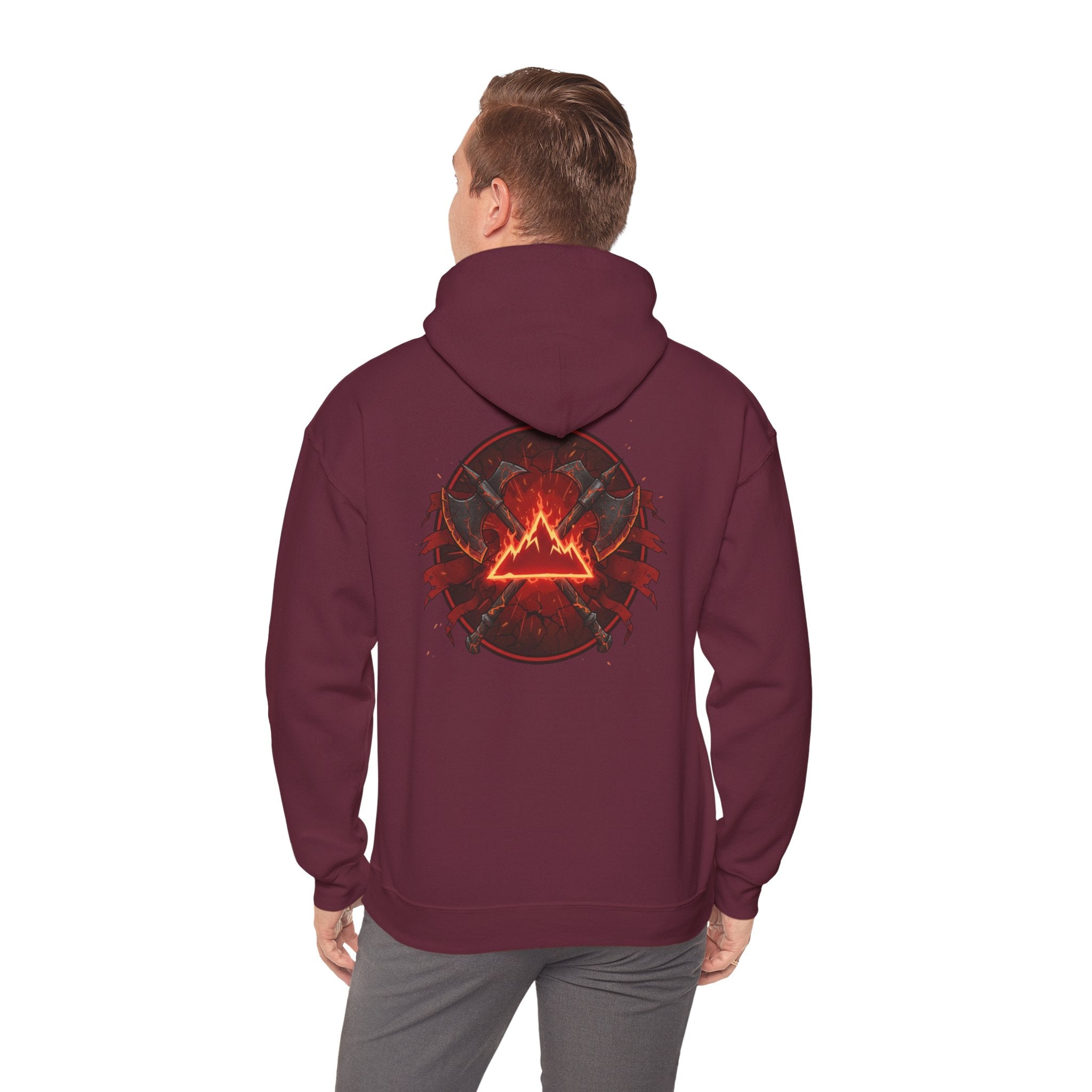Red Mana Magic The Gathering Inspired Hoodie