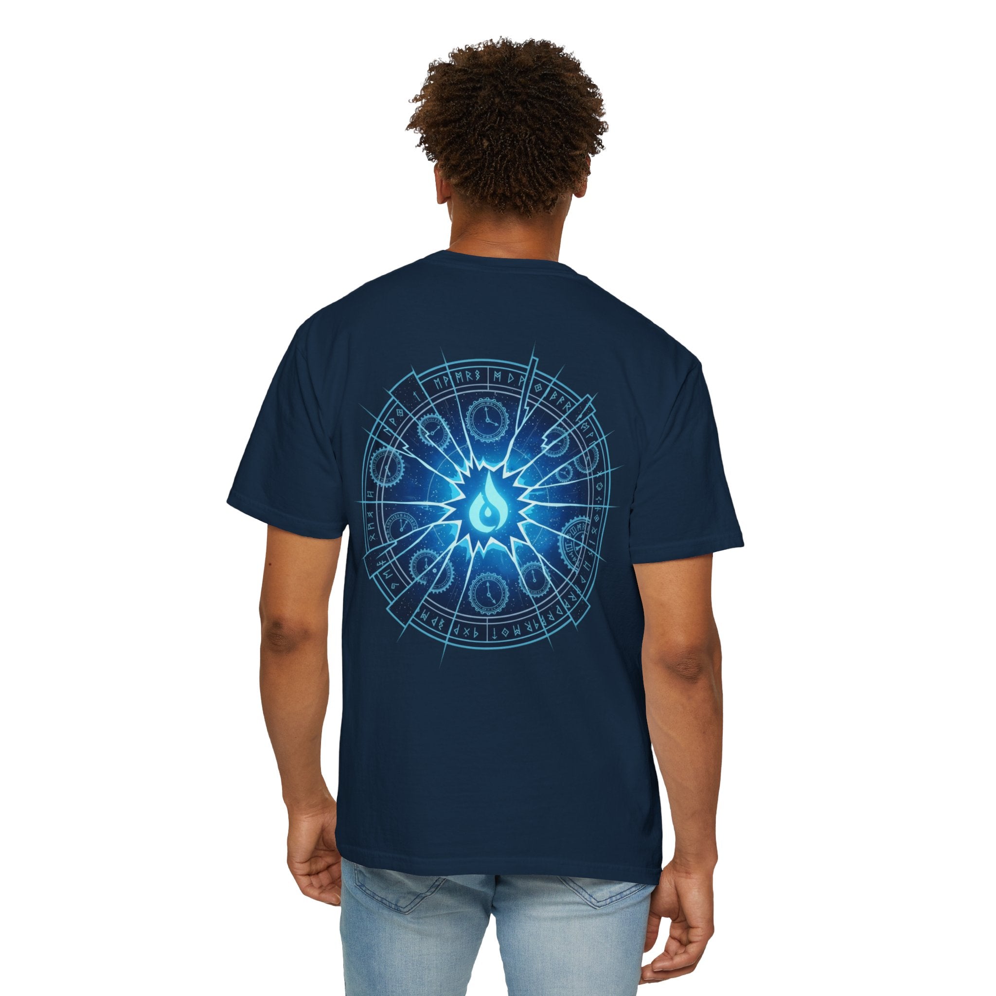Blue Mana Magic T-shirt — Magic The Gathering Inspired Tee