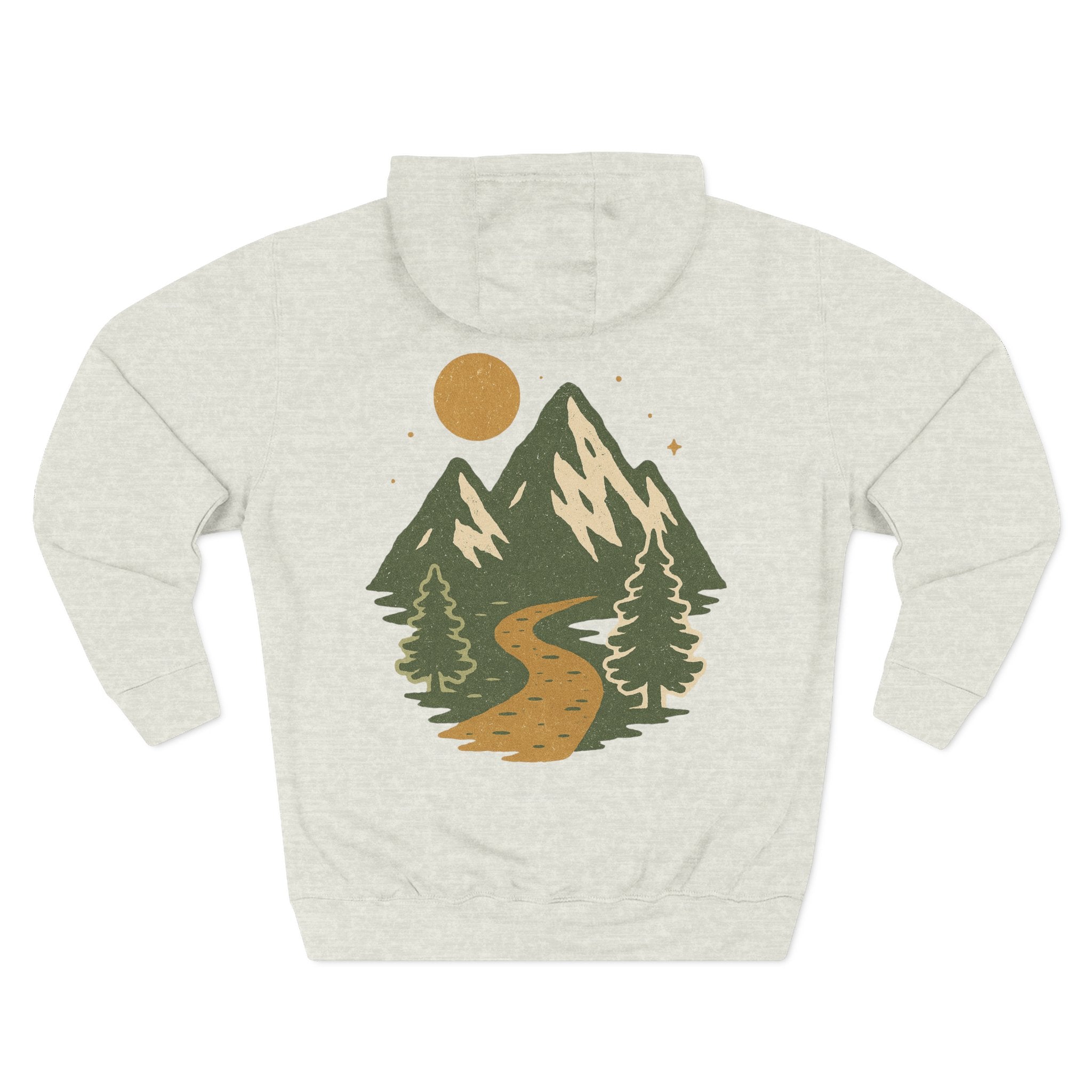 Mountain and Pine Fleece Hoodie