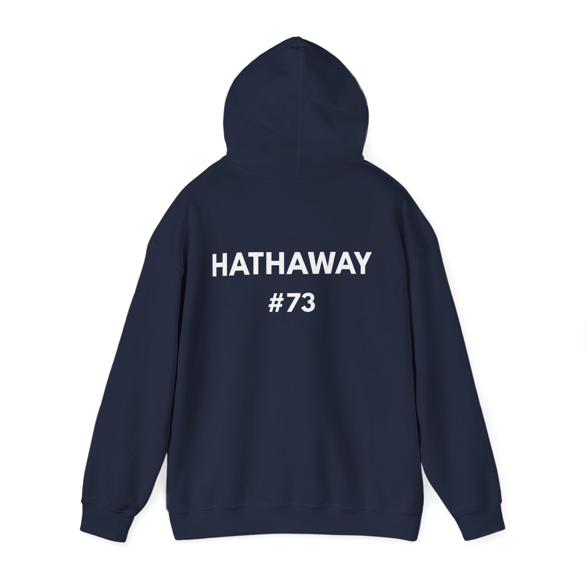 Football Player Personalized Hoodie - Custom Name & Number