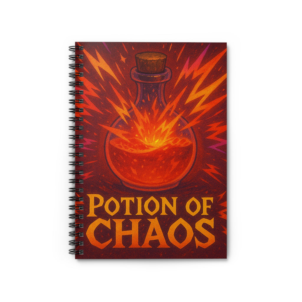 Potion of Chaos Spiral Notebook - RPG Journal, Sketchbook, Battle Planner, Dungeons & Dragons