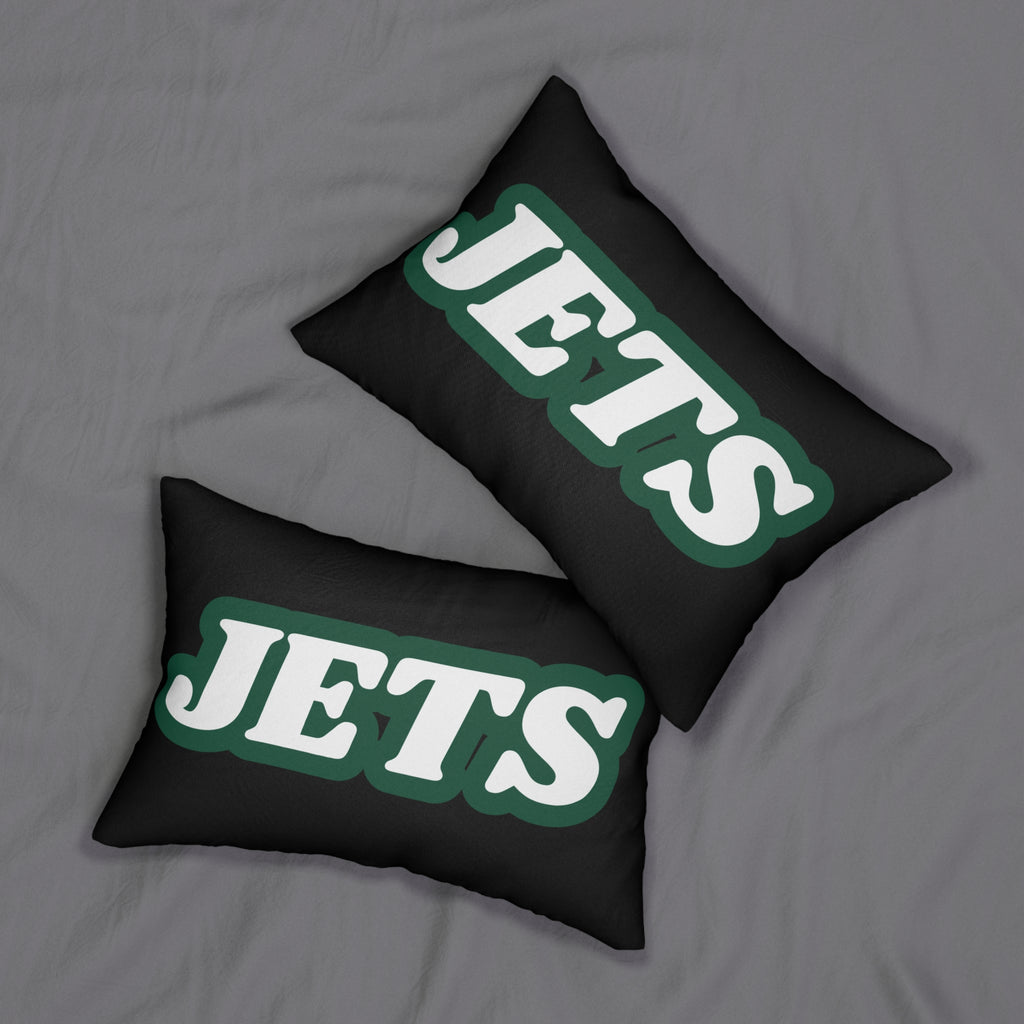 Jets Throw Pillow - Green & White Football Fan Cushion, Game Day Home Décor, Sports Decor, Game Day Accent Pillow, Fan Gift