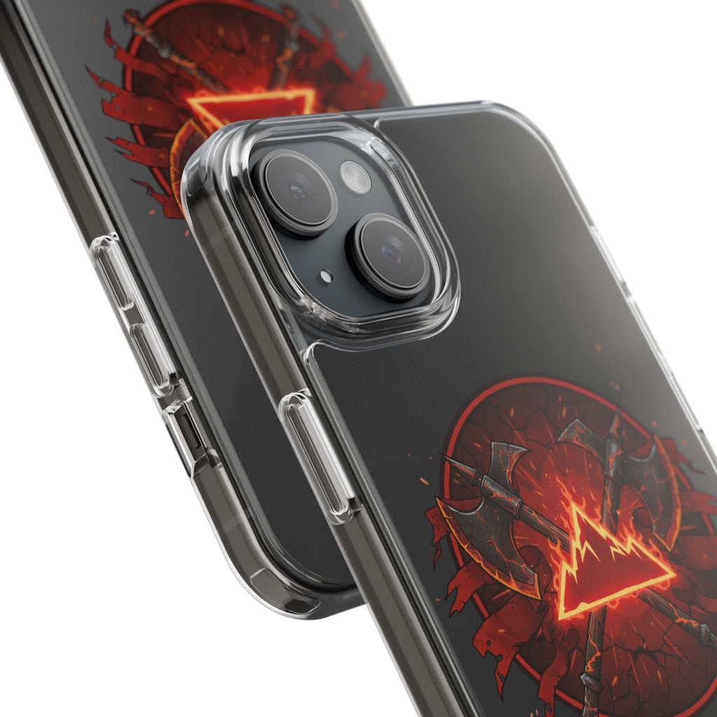 Red Mana Magic The Gathering Inspired Design - Impact-Resistant Phone Case