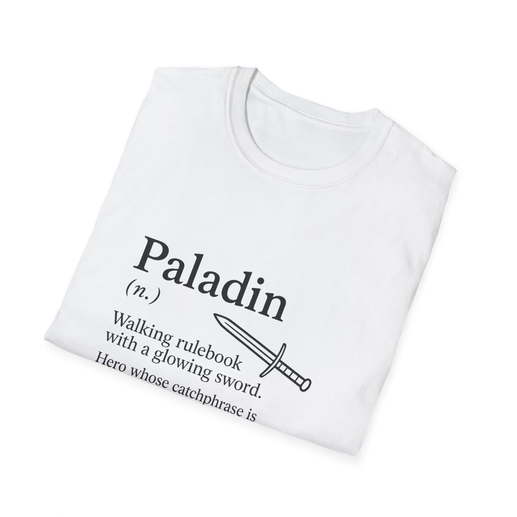 Paladin Class T-Shirt - Funny Dungeons & Dragons Tee