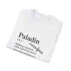 Paladin Class T-Shirt - Funny Dungeons & Dragons Tee