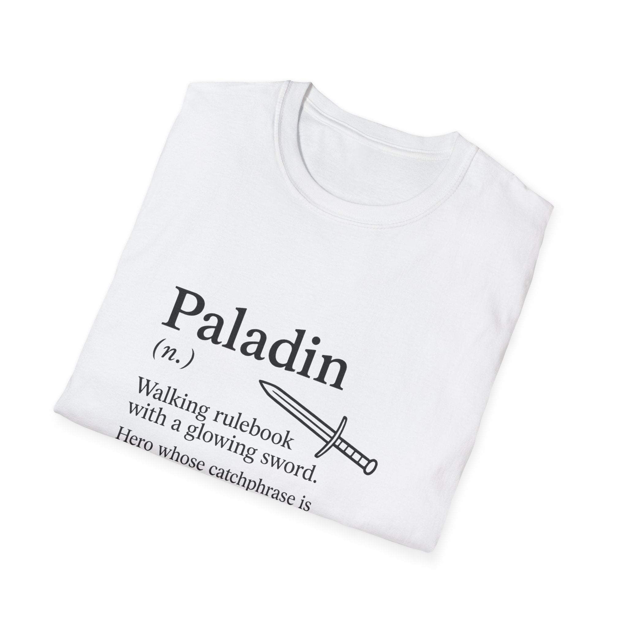 Paladin Class T-Shirt - Funny Dungeons & Dragons Tee