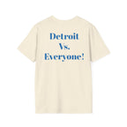 Detroit -Detroit Vs. Everyone- Lions Fan T-Shirt - Lion Mascot