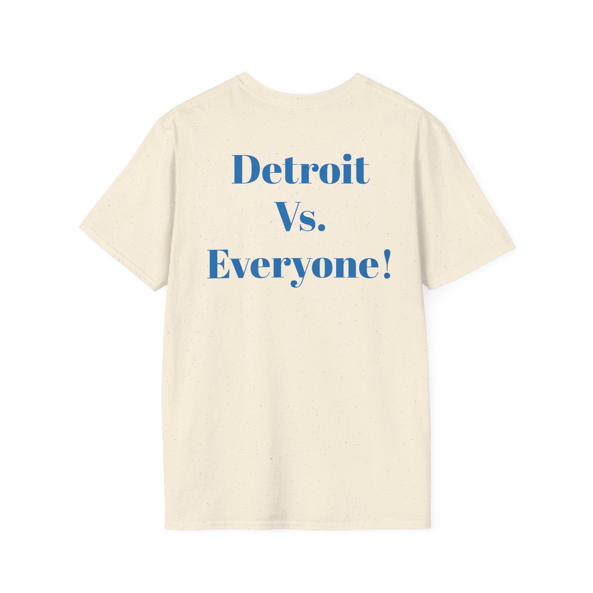 Detroit -Detroit Vs. Everyone- Lions Fan T-Shirt - Lion Mascot