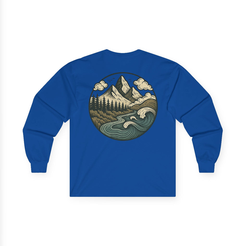 Adventure Long Sleeve Tee, Unisex Outdoors Shirt