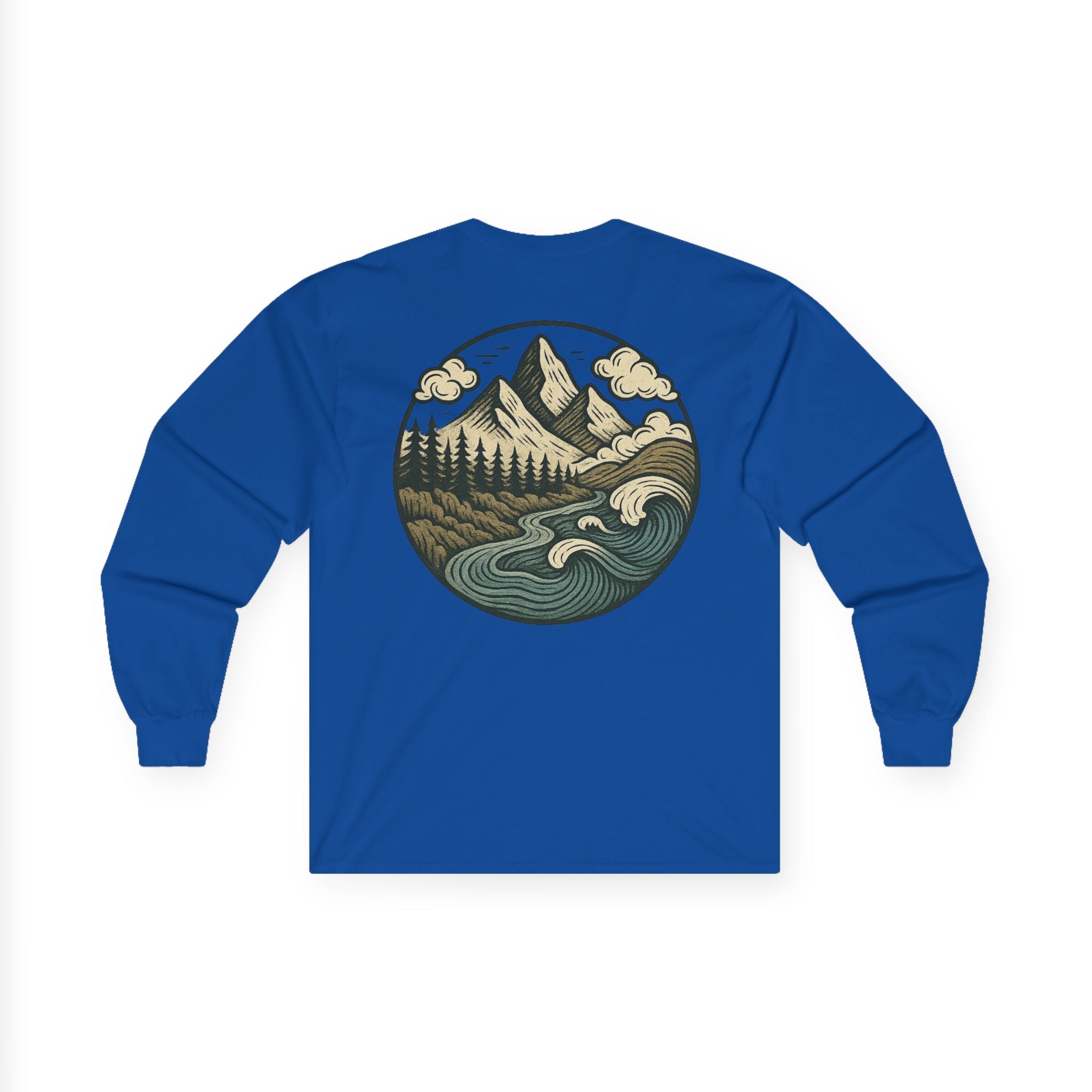 Adventure Long Sleeve Tee, Unisex Outdoors Shirt