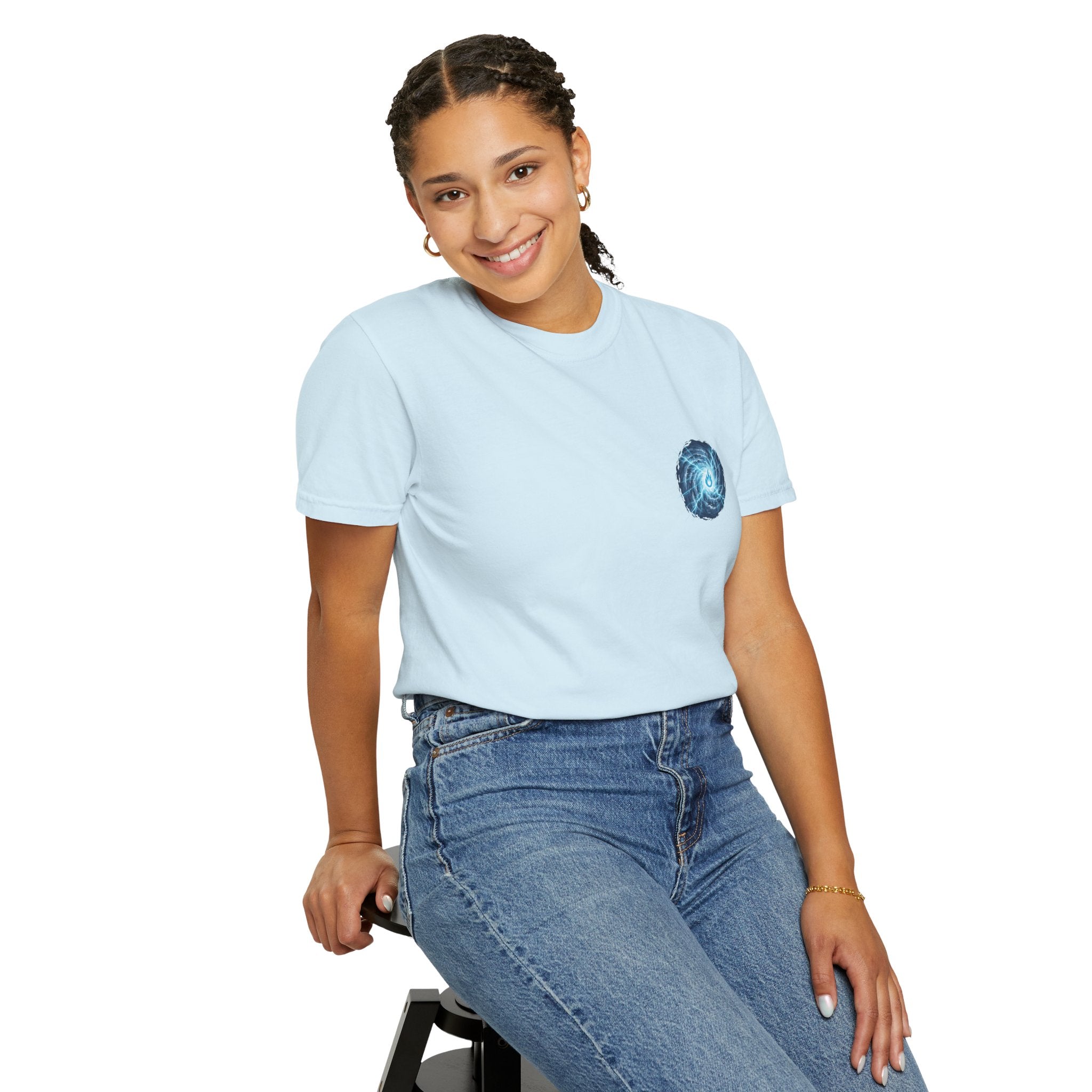 Blue Mana Magic T-shirt — Magic The Gathering Inspired Tee