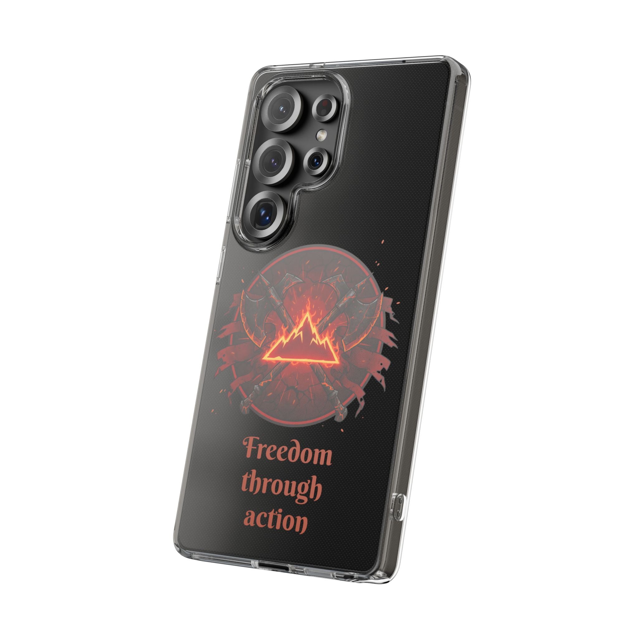 Red Mana Magic The Gathering Inspired Design - Impact-Resistant Phone Case