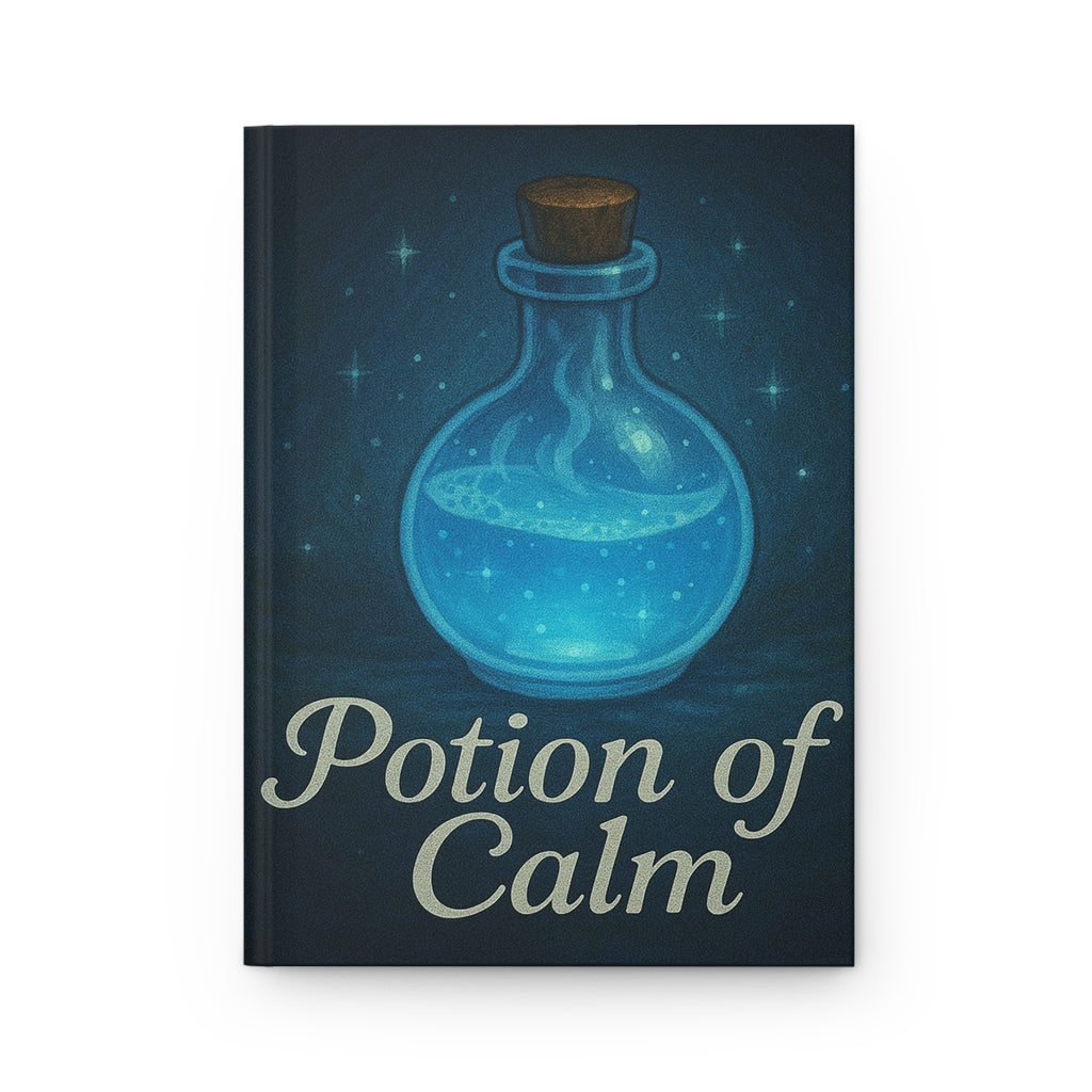 Potion of Calm Hardcover Journal - Tabletop RPG Diary, D&D Campaign Notebook, Battle Notebook, Game Master Journal, RPG Campaign Log