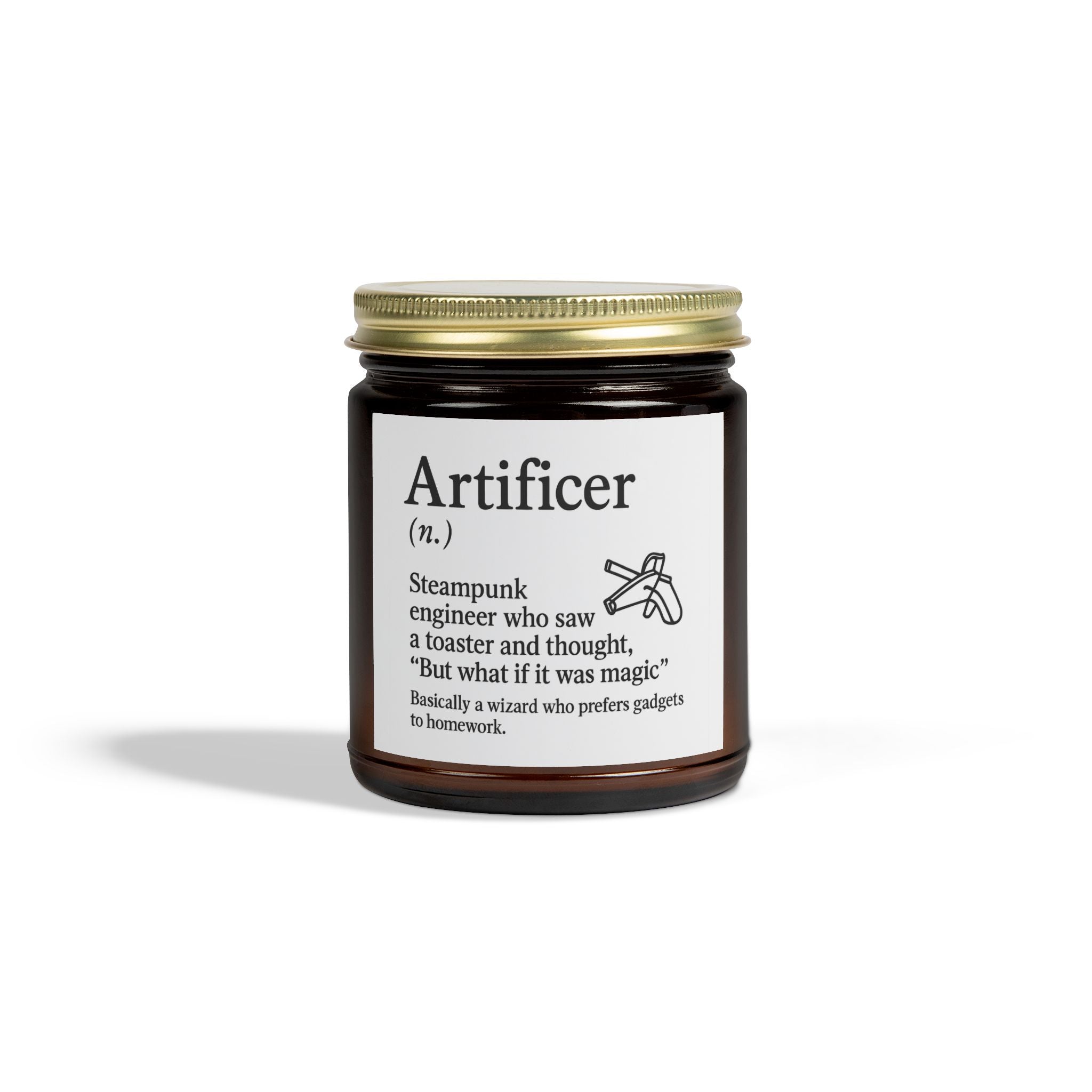 Artificer Dungeons and Dragons Candle, RPG Gift, Fantasy Candle, DnD Candle, Coconut Apricot Wax Candle