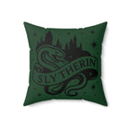 Slytherin Inspired House Pillow
