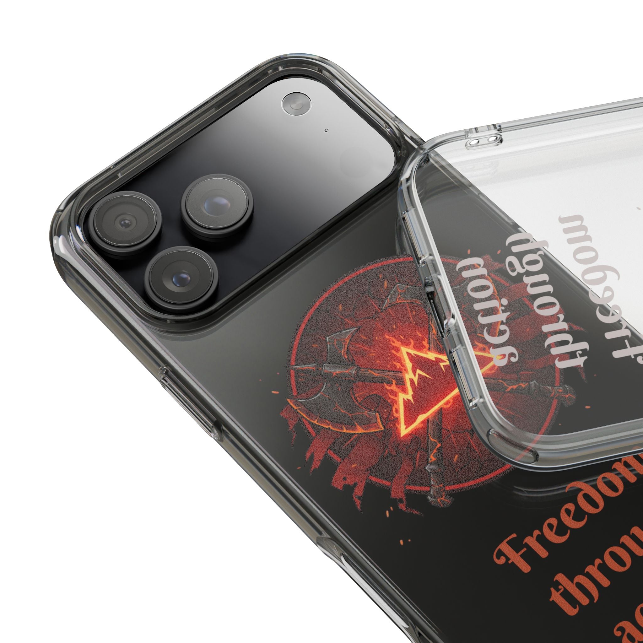 Red Mana Magic The Gathering Inspired Design - Impact-Resistant Phone Case