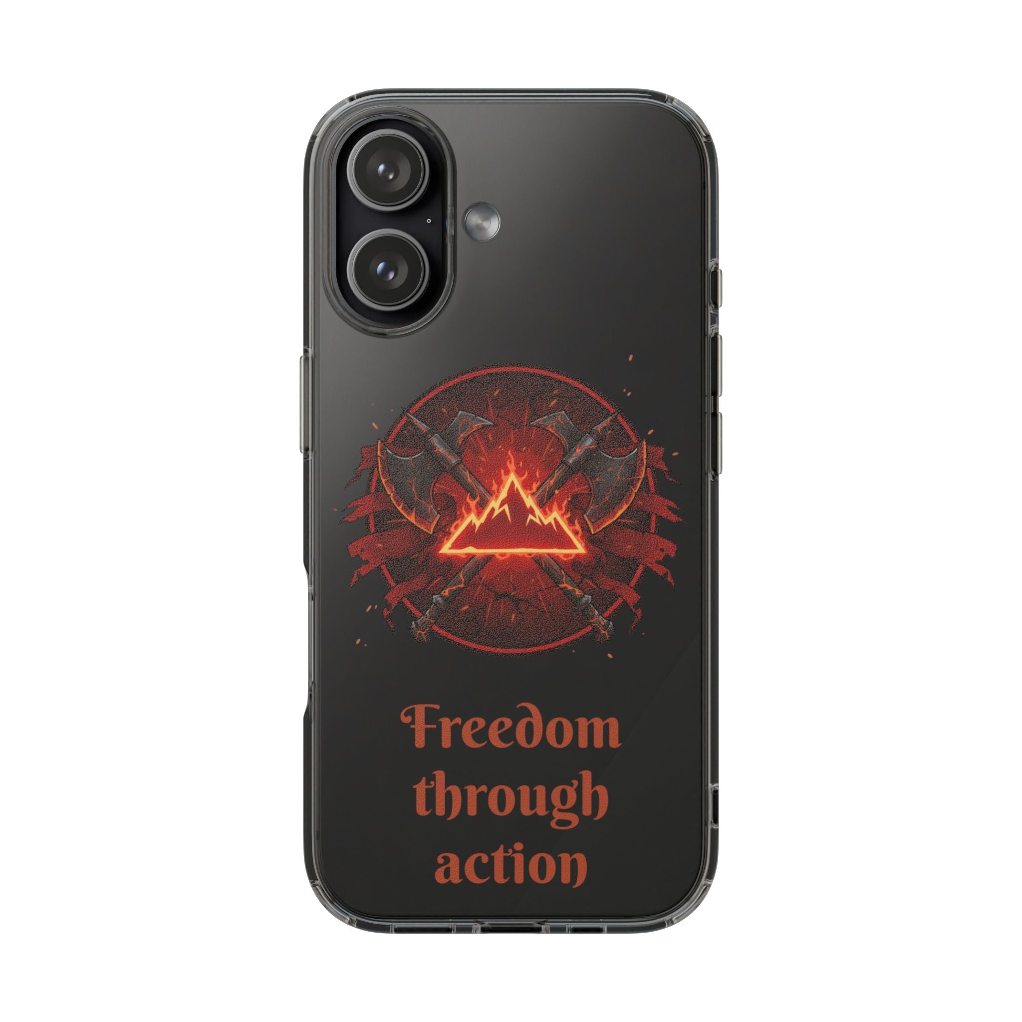 Red Mana Magic The Gathering Inspired Design - Impact-Resistant Phone Case