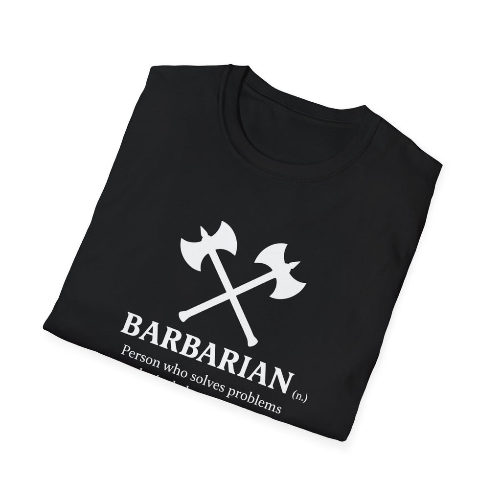 Barbarian Definition T-Shirt - Funny DnD Tabletop RPG Tee, Humor Tee, Gift for Friends, Funny Shirt, Casual Wear, Meme Lover Apparel