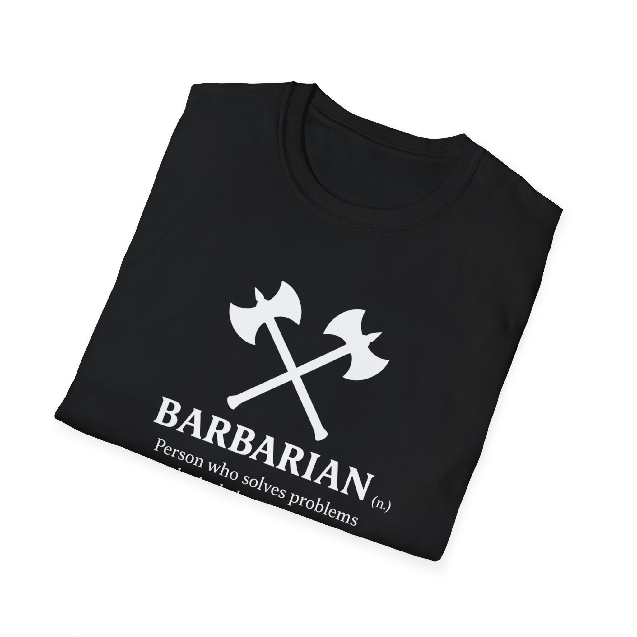 Barbarian Definition T-Shirt - Funny DnD Tabletop RPG Tee, Humor Tee, Gift for Friends, Funny Shirt, Casual Wear, Meme Lover Apparel
