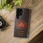 Red Mana Magic The Gathering Inspired Design - Impact-Resistant Phone Case