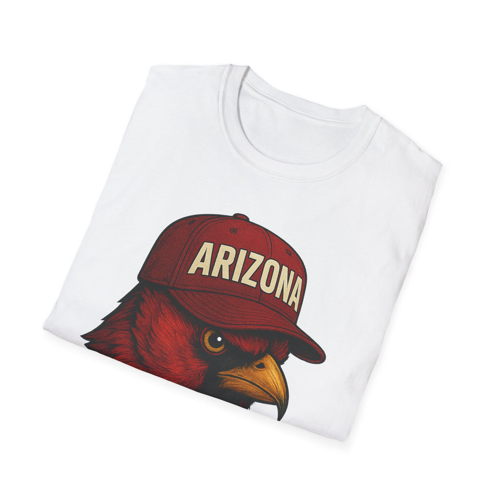 Arizona Cardinals -Rise Up Red Sea- Fan T-Shirt - Cardinal Mascot
