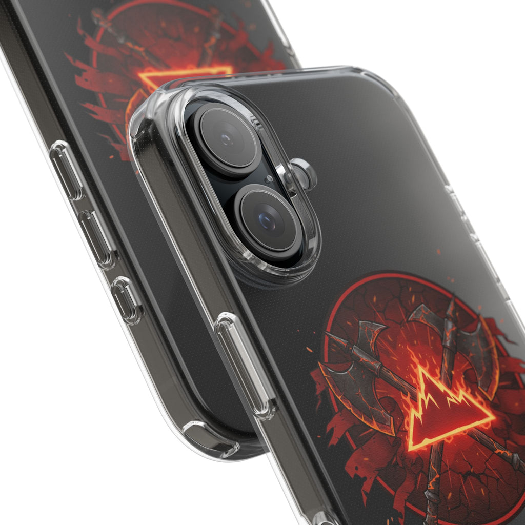 Red Mana Magic The Gathering Inspired Design - Impact-Resistant Phone Case