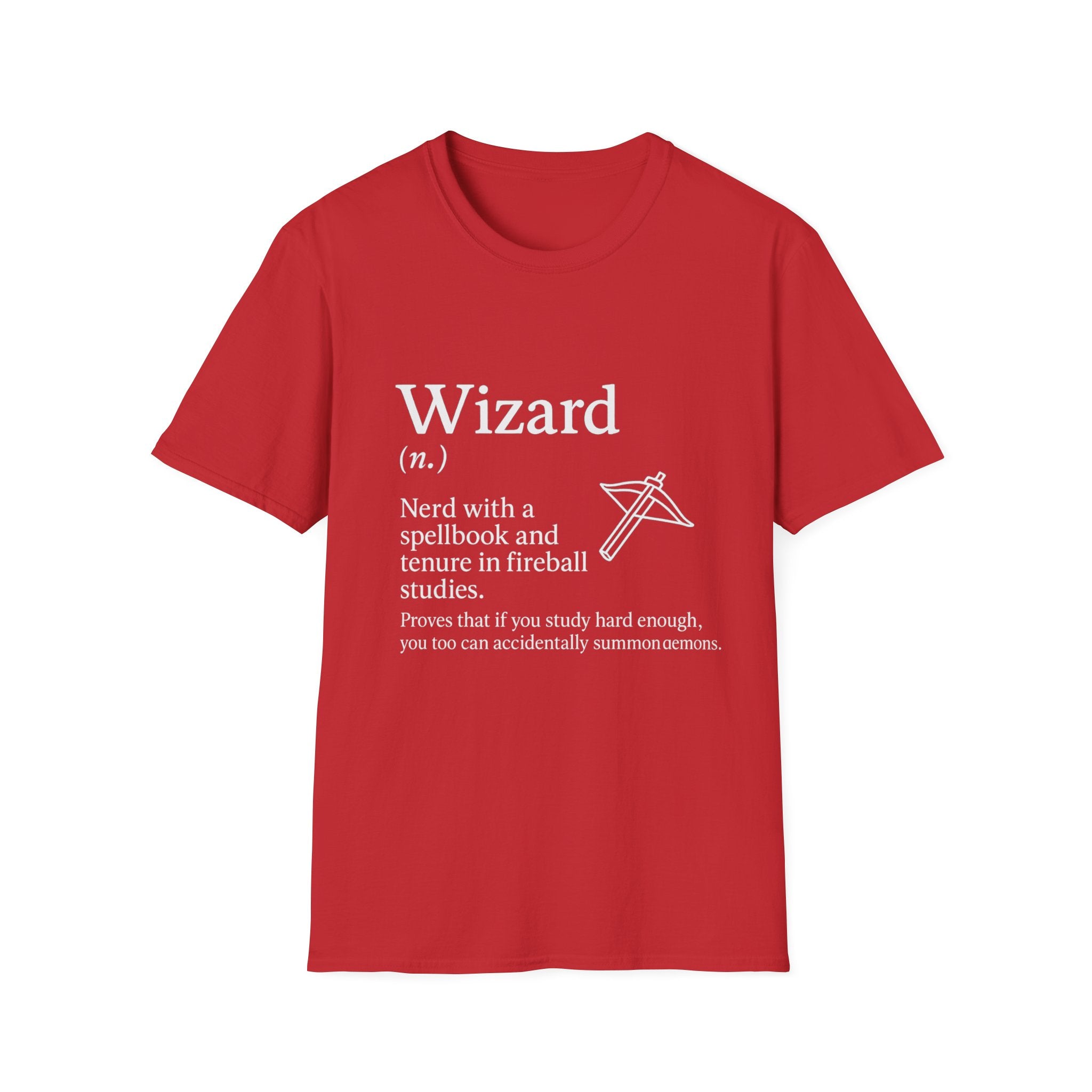Wizard Class T-Shirt - Funny Dungeons & Dragons Tee