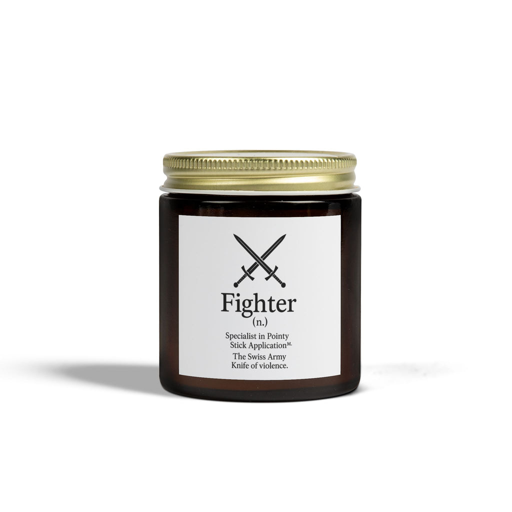 Fighter Candle | DnD Class Gift | Funny RPG Candle for Dungeon Masters and Players | Tabletop Gamer Decor | Dungeons & Dragons Gift Idea