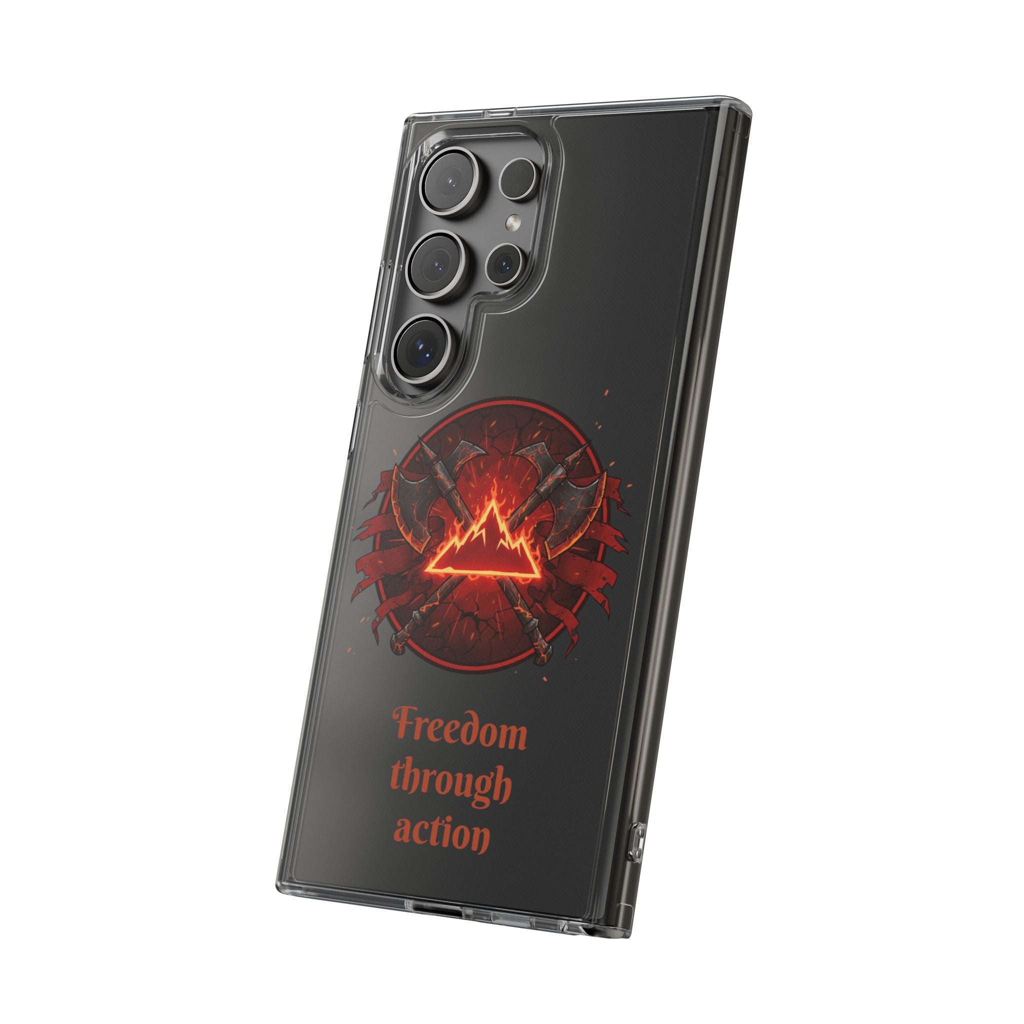 Red Mana Magic The Gathering Inspired Design - Impact-Resistant Phone Case