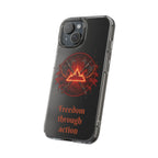 Red Mana Magic The Gathering Inspired Design - Impact-Resistant Phone Case